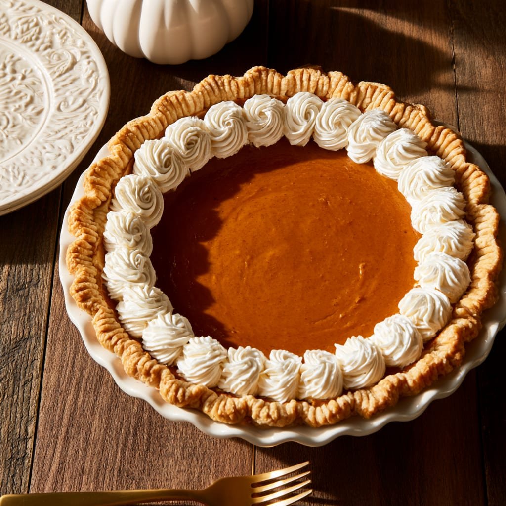 Pumpkin Pie With a Silky Custard Center