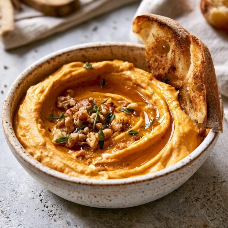 Pumpkin Whipped Feta Dip: Easy Fall Appetizer with Just 5 Ingredients