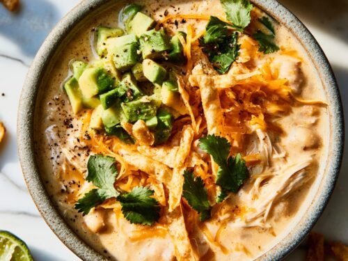 White Chicken Chili with Extra Protein Boost