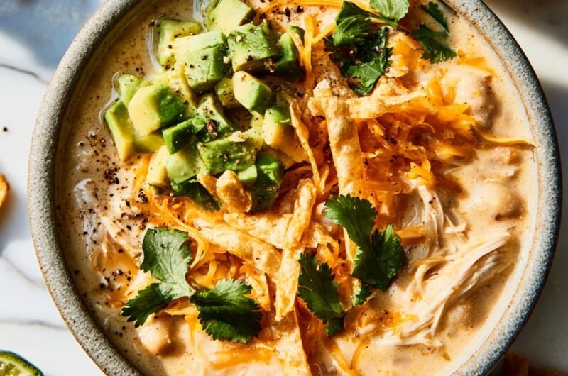 White Chicken Chili with Extra Protein Boost