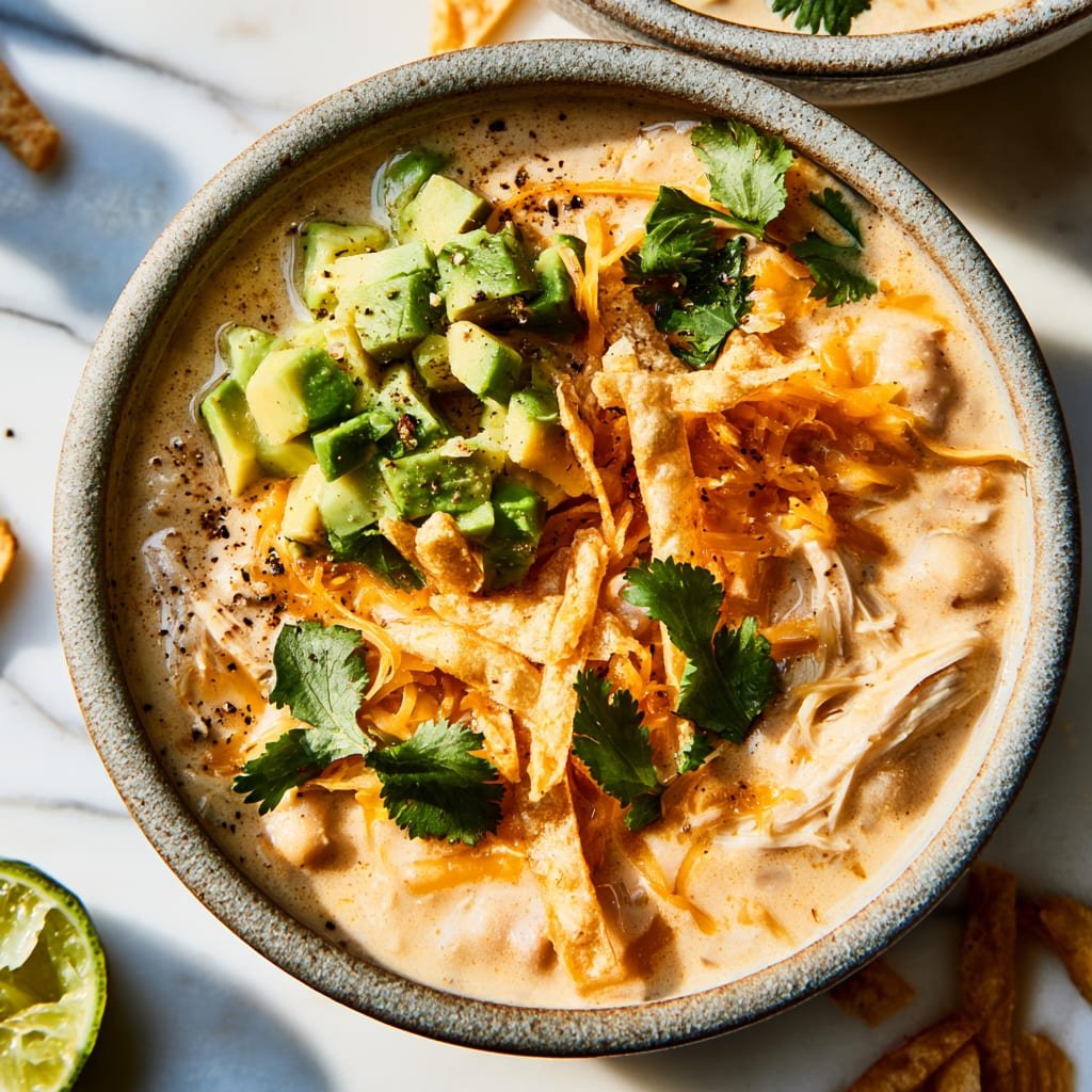 White Chicken Chili with Extra Protein Boost